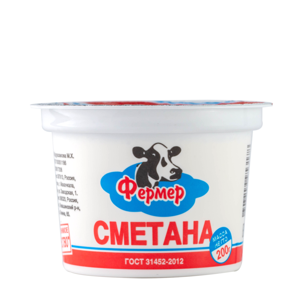 Сметана 20 %